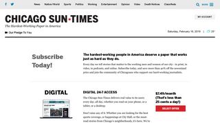 Subscribe | Chicago Sun-Times