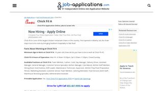 Chick-fil-A Application, Jobs & Careers Online - Job-Applications.com