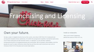 Franchising and Licensing | Chick-fil-A