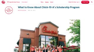 What to Know About Chick-fil-A's Scholarship Program | Chick-fil-A
