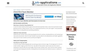 Chick-fil-A Team Member - Job Description & Salary