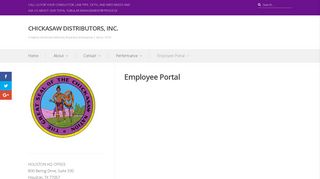 Employee Portal – CHICKASAW DISTRIBUTORS, INC.