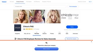 Chico's FAS Pay & Benefits reviews: Sales Associate - Indeed