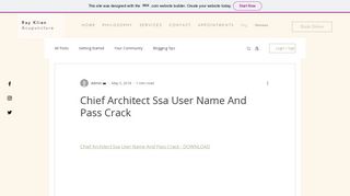 Chief Architect Ssa User Name And Pass Crack - Wix.com