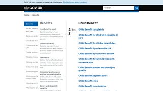 Child Benefit - GOV.UK