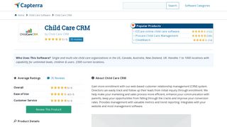 Child Care CRM Reviews and Pricing - 2019 - Capterra