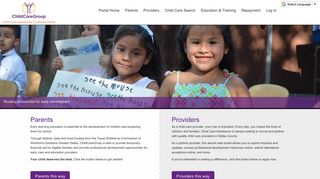 Home - ChildCareGroup's Child Care Assistance Customer Portal