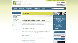 Forms | Child Care Links