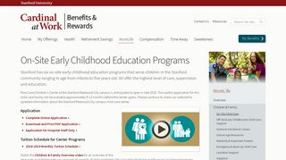 On-Site Early Childhood Education Programs | Cardinal at Work