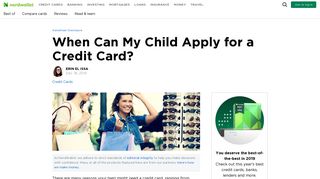 When Can My Child Apply for a Credit Card? - NerdWallet
