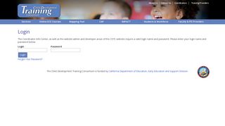 Coordinators - Child Development Training Consortium