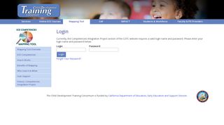 Login - Child Development Training Consortium
