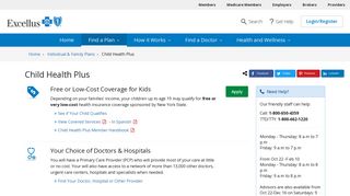 Child Health Plus | Excellus BlueCross BlueShield