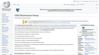 Child Maintenance Group - Wikipedia