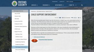 Child Support Enforcement | County of Fresno