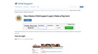 New Mexico Child Support Login | Make a Payment | Child-Support.com