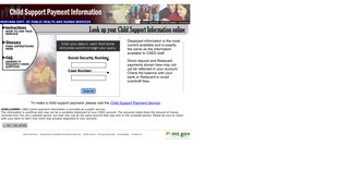 Child Support Payment Information - Montana ... - Online Services