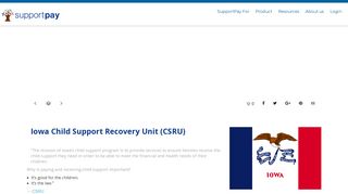 Iowa Child Support Recovery Unit - SupportPay