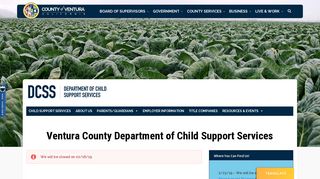 Child Support Services - Ventura County