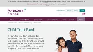Child Trust Fund | Find And Manage Your Account Online | Foresters ...