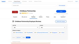 Working at Childbase Partnership: Employee Reviews | Indeed.co.uk