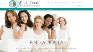 Find a Doula - from Childbirth International