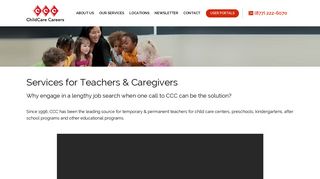 Teachers & Caregivers Temporary & Permanent ... - ChildCare Careers