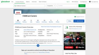 Working at ChildCare Careers | Glassdoor