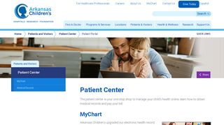 Patient Center | Arkansas Children's - Arkansas Children's - Hospitals