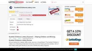 Is Scottish Childrens Lottery Legit? Read 20 Reviews! - Lotto Exposed