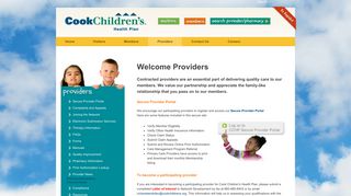 Cook Children's Health Plan - Providers - Providers