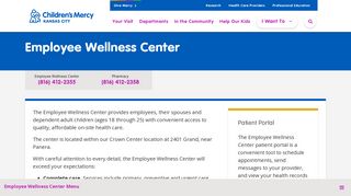Employee Wellness Center | Children's Mercy Kansas City