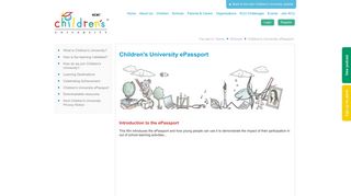 Children's University ePassport - Kent Children's University