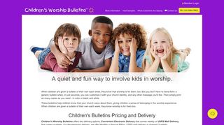 Children's Worship Bulletins