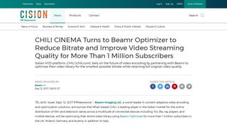 CHILI CINEMA Turns to Beamr Optimizer to Reduce Bitrate and ...