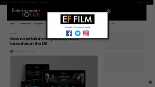 New entertainment platform CHILI launches in the UK - Entertainment ...