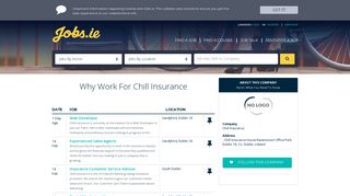 Chill Insurance Careers, Chill Insurance Jobs in Ireland jobs.ie