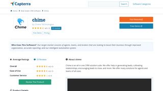 chime Reviews and Pricing - 2019 - Capterra