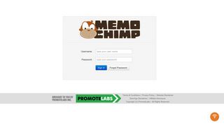 MemoChimp - User Login