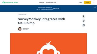 SurveyMonkey integrates with MailChimp | SurveyMonkey