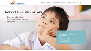 Adopting a Child from China | China Adoption FAQs - New Beginnings