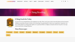 i Ching Online Reading | Horoscope.com