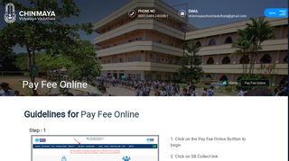 Pay Fee Online - Chinmaya Vidyalaya Vaduthala