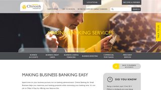 Online Banking Services - Chinook Financial