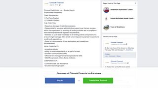 Chinook Credit Union Ltd – Brooks... - Chinook Financial | Facebook