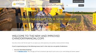 Visit Our New Site - Banking Made Easy | Chinook Financial