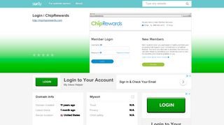 mychiprewards.com - Login | ChipRewards - My Chip Rewards - Sur.ly