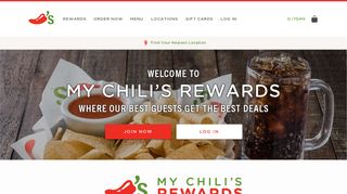 My Chili's Rewards - Restaurant Specials & Deals | Chili's Grill & Bar