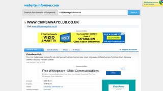 chipsawayclub.co.uk at WI. ChipsAway Club - Website Informer