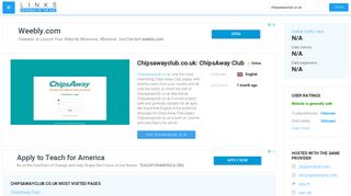 Visit Chipsawayclub.co.uk - ChipsAway Club. - Website analytics by ...